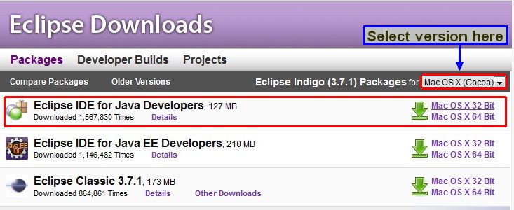 download eclipse for mac os